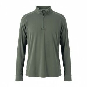 tasc Performance Men XXL Carrollton Quarter Zip Pullover Bamboo Cotton Green